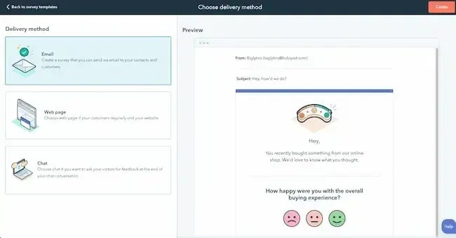 choose your form delivery method